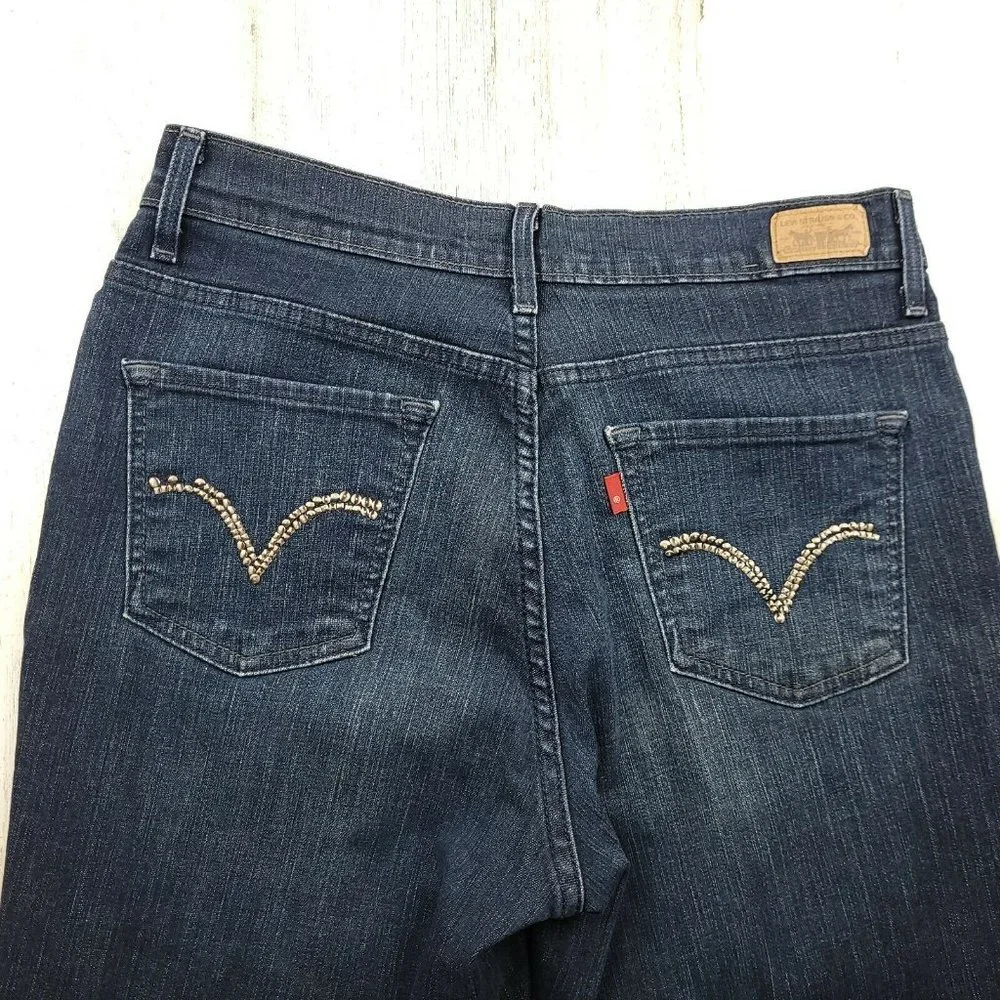WOMENS LEVIS 512 PERFECTLY SLIMMING BOOTCUT JEANS SIZE 12M (29x28) EUC